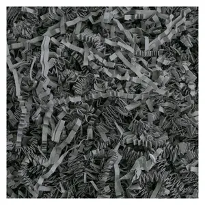 MAGICWATER SUPPLY Slate Gray Crinkle Cut Paper for Gift Baskets - Eco-Friendly Shredded Paper Filler for All Occasions - Perfect for Bridesmaid Gifts, Christmas Stuffers & More