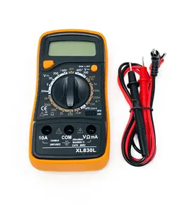 XL830L Multimeters Mini Digital Multimeter Pocket Voltage Tester with Backlight LCD