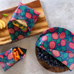 Beeswax Wraps 3pack Sm/ Med/ Lrg