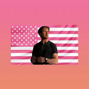 Ryan Gosling as Ryland Grace Pink Flag Tapestries, Ryan Gosling PHM Flag, Project Hail Mary