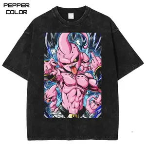 Majin Boo Rage Pose Vintage Graphic Tee, DBZ Shirt, Retro 90s Anime Tee, Manga shirt, Unisex Streetwear Tee, cotton crewneck shirt, Gift for Anime Lovers
