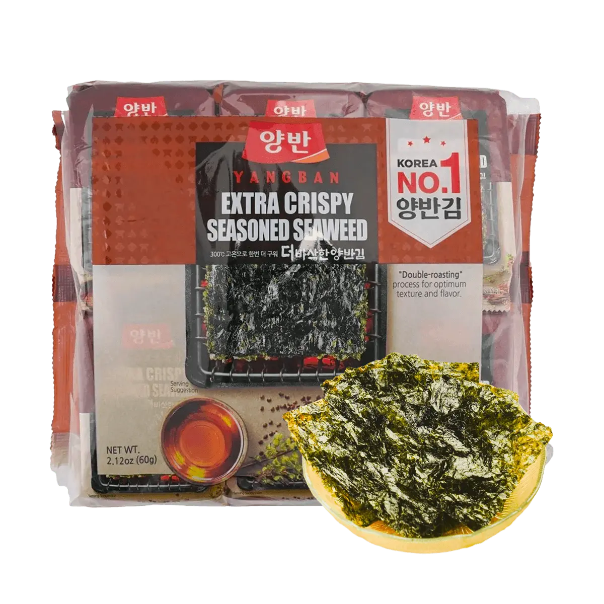 DONGWON Seasoned Seaweed with Sesame Oil 5g x 12pack DONGWON Seasoned Seaweed with Sesame Oil 5g x 12pack