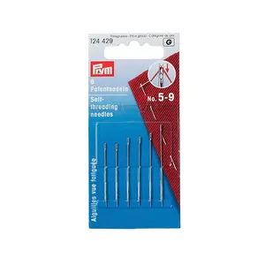 Self-Threading Hand Needles, No. 5-9, 6 PC