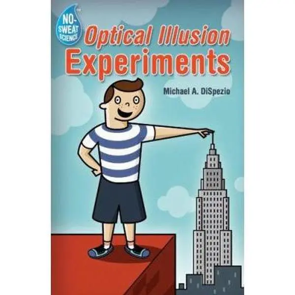 USED Book - Optical Illusion Experiments (No-Sweat Science) by Michael A. Dispezio (Paperback) - english