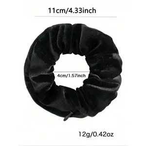 SleekHush 3PCS Multi-Functional Hair Tie Organizer Zippered Scrunchie with Secret Pocket Large Capacity Travel Makeup Pouch Perfect Gift for Women Travel Cosmetic Bags