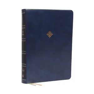 Nkjv, Reference Bible, Super Giant Print, Leathersoft, Blue, Red Letter Edition, Comfort Print: Holy Bible, New King James Version -- Thomas Nelson - Bible