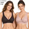 1/2/3/4/5/6PCSWomen's Jelly Wireless Bralettes  Scalloped, Seamless, Deep V, Push-Up, Comfortable T-Shirt Bras for Everyday Wear, S-3XL