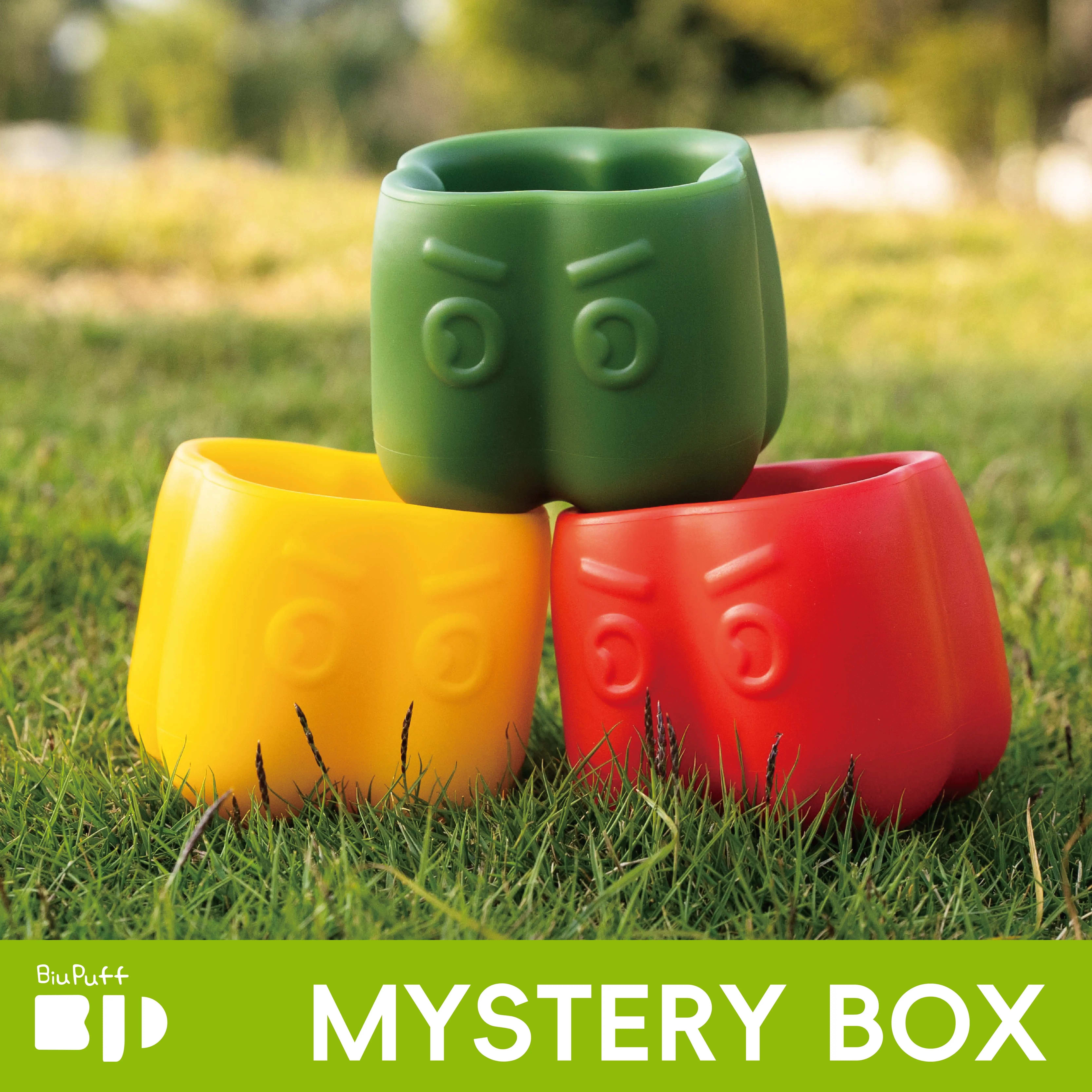 BiuPuff Bell Pepper Bowl,Enrichment Bowl,Dog Bowl,Dog Puzzle Play Toy,Blind Box,Mystery box,DIY meal preparation,Environmentally friendly rubber mater