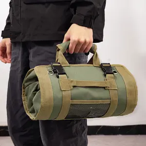 Hardware tool storage bag, roll-up portable electrician bag, car hanging storage bag, vehicle tool bag