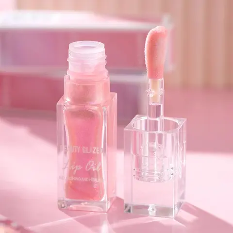 RadiantRevels Color Changing Lip Oil - Glossy Lipgloss, Oil-Based Lip Treatment, Crystal, Hydrating, Smooth Beauty Care in Compact Travel Bottle for Natural Makeup Look