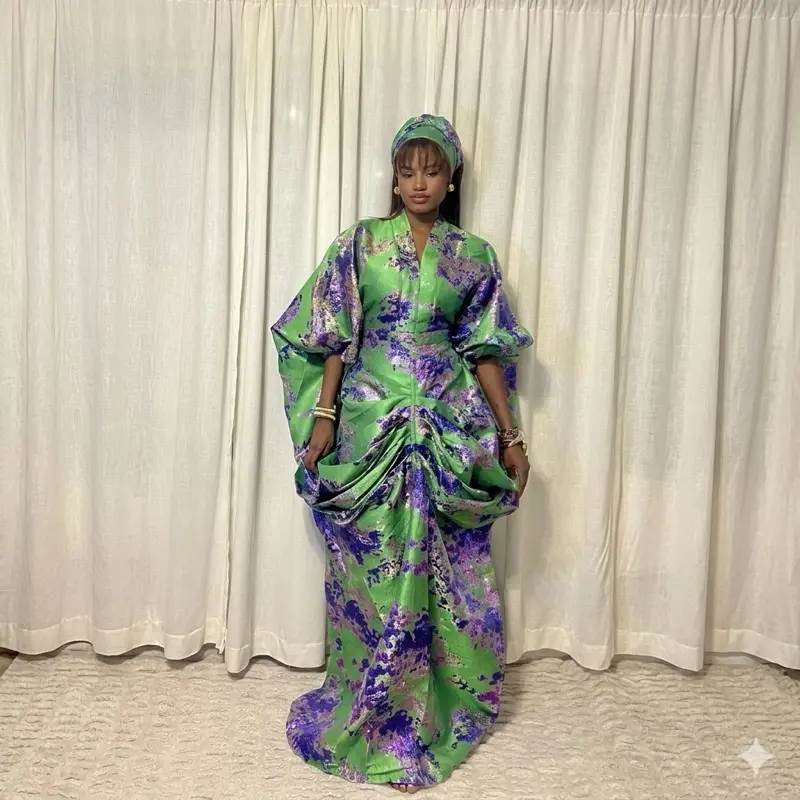 Africain Bubu Dress - Traditional Style with Unique Design Elements for African Wedding Outfit & Casual Womenswear