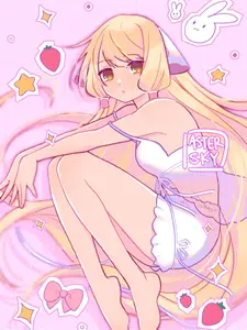 CHOBITS CHII Kawaii Large Anime Poster Print (Artist Handmade)