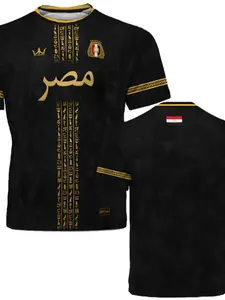 2025 New Egypt Limited Edition Football Sportswear Short Sleeve T-shirt Quick Drying Fitness Tee Adult& Kid's Graphic T-shirts