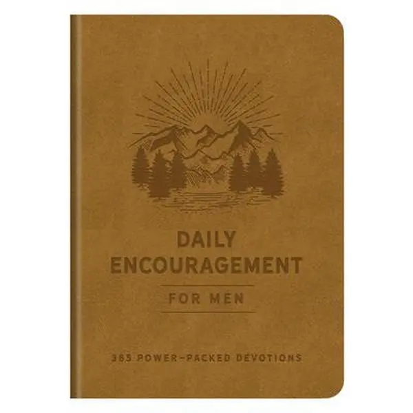 USED Book - Daily Encouragement for Men: 365 Power-Packed Devotions by Compiled by Barbour Staff (Imitation Leather) - english