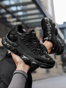 Men's Low-Top Casual Sneakers, Lightweight Comfortable Running Shoes, Fashion All Season Wear, Stylish Sports Footwear