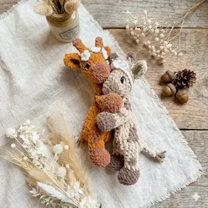 Easy Crochet Giraffe No Sew Amigurumi Cute Animal Tutorial for Beginners Fun Educational Creative Crafting Guide