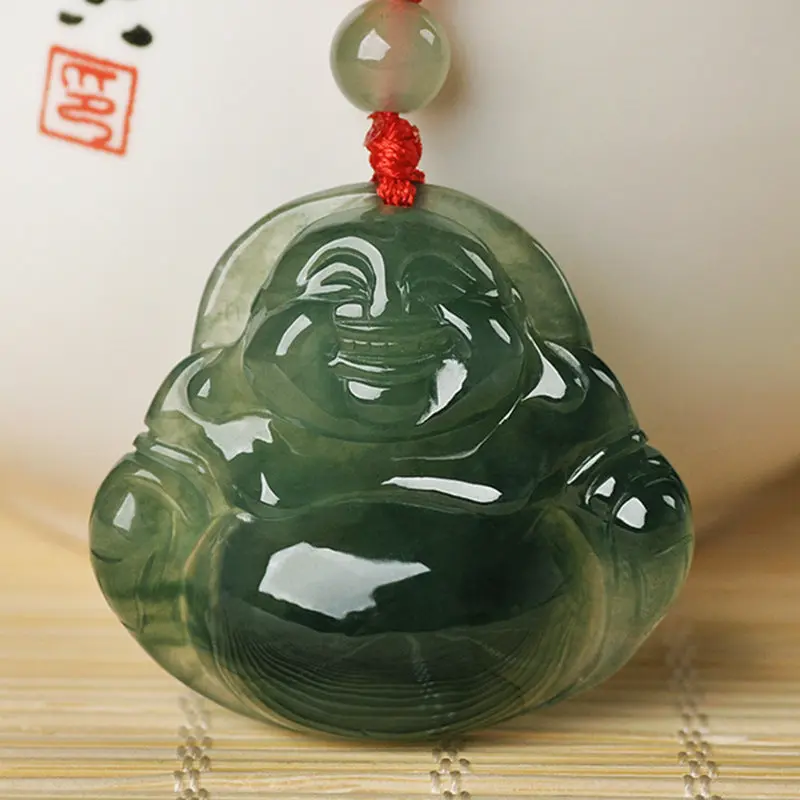 Jade Buddha Maitreya Buddha Pendant