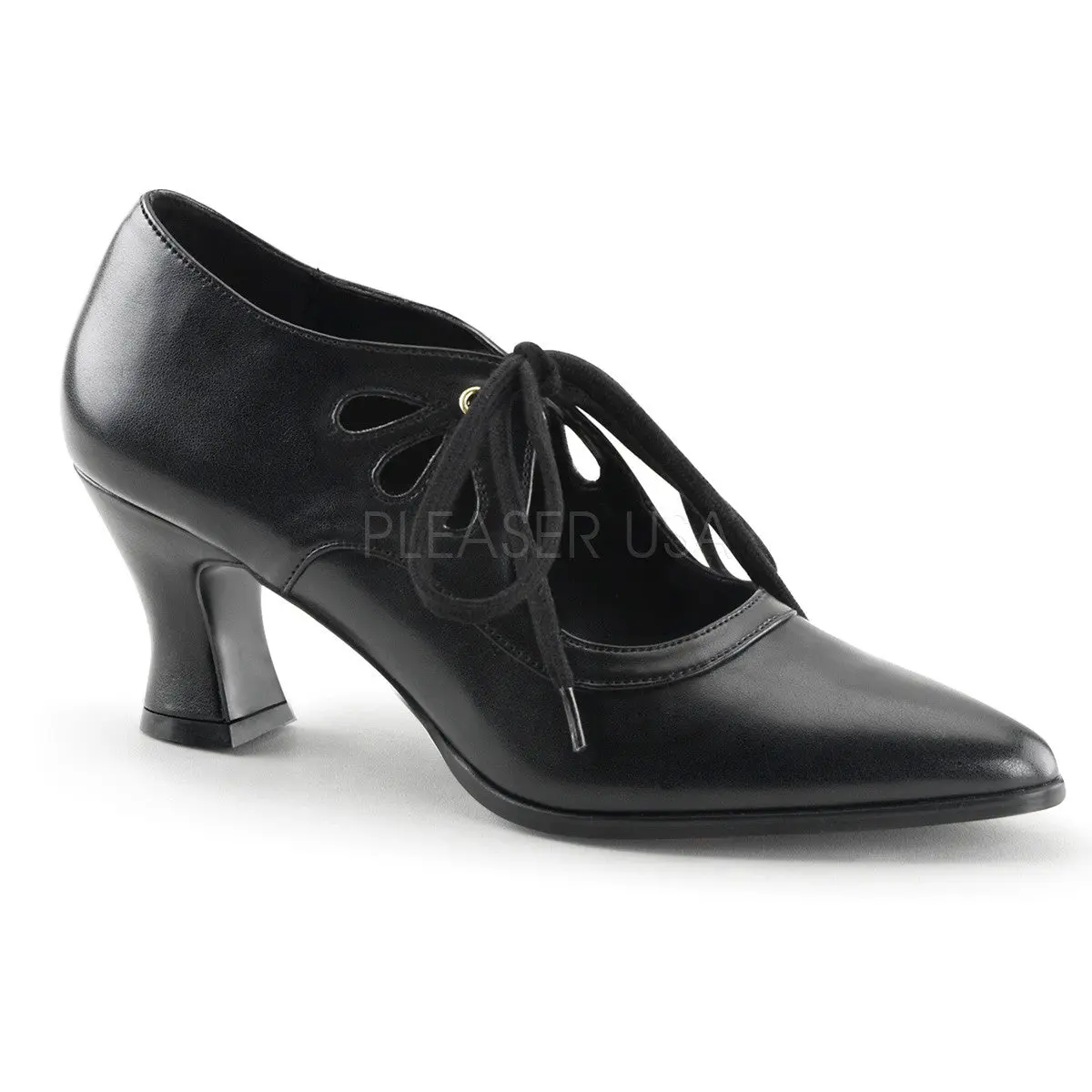 Funtasma VICTORIAN-03 Women's Victorian Mary Jane Costume Pumps with Peekaboo Lace, Cutouts & 2.75" Kitten Heel, Footwear, Fashion