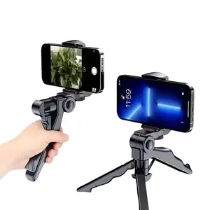 Portable Mini Foldable Phone Video Stand, Live Selfie Tripod, Rotating Universal Camera Tripod Mount, 360 Degree Rotation Holder, Selfie Accessories