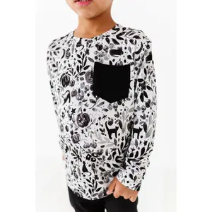 LONG SLEEVE POCKET TEE - SALEM