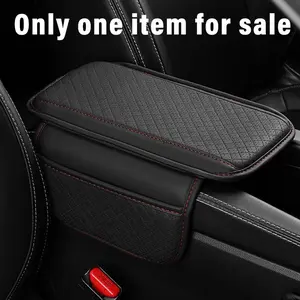 Car Armrest Protector Pad PU Leather, Universal Vehicle Interior Organizer, Car Decorative Accessories, Car Interior Decoration, Middle Console Storage Cover