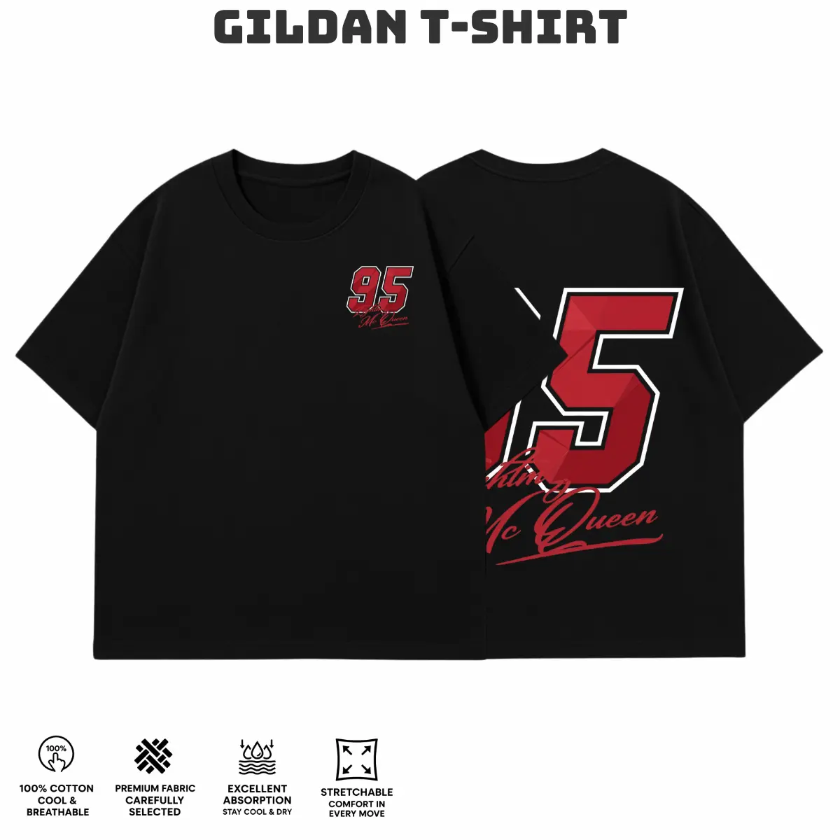 Retro Two Side Cars Gildan TShirt,Cars Movie TShirt,Mcqueen and Mater Retro Vintage Unisex Oversized Anime Graphic Tee – Trendy Y2K Acid Gildan, Manga Game Movie Lover Gift For Fans Merch