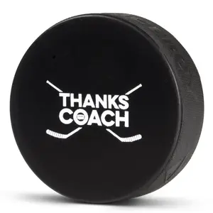 Hockey Puck - Thanks Coach
