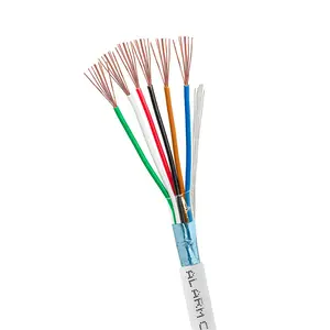 212 MAIN 1000 ft. Shielded Bare Copper Alarm & Security Cable - White, Aluminum Shield, Round Shape, Automotive & Motorcycle Brake System Compatible