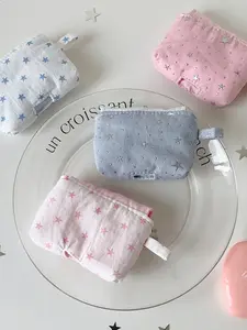 Star Sequin Earphone Bag Coin Purse, Apple Wireless Bluetooth-compatible Headphones Storage Protection Case, Soft Shell Cover, Earphone Protective Cover