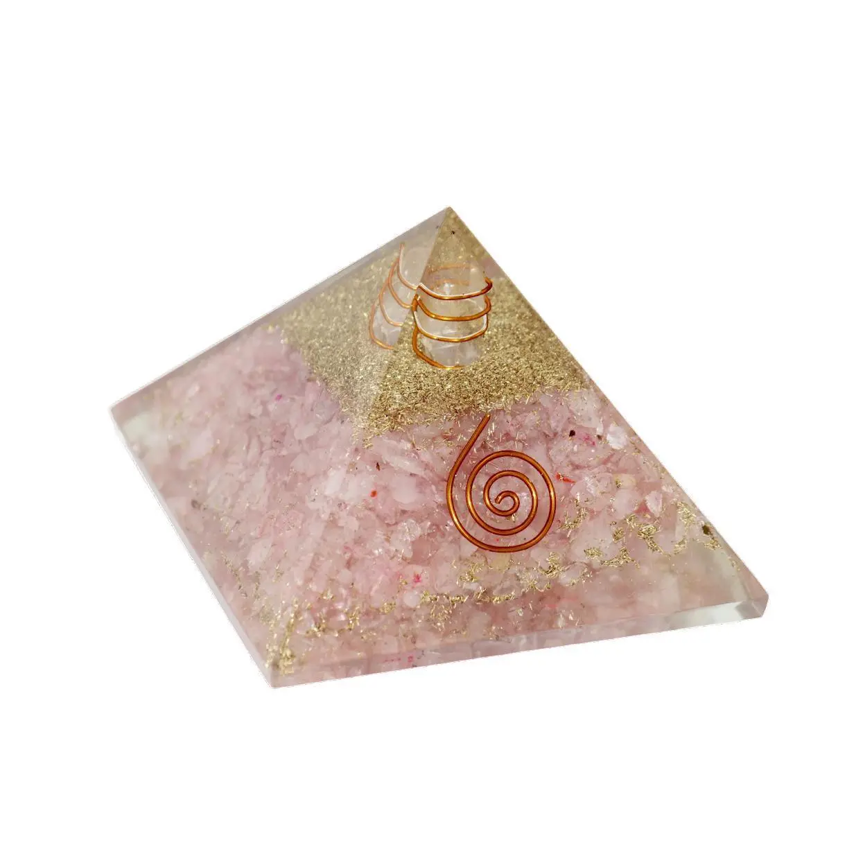 Orgonite Pyramid - Rose Quartz