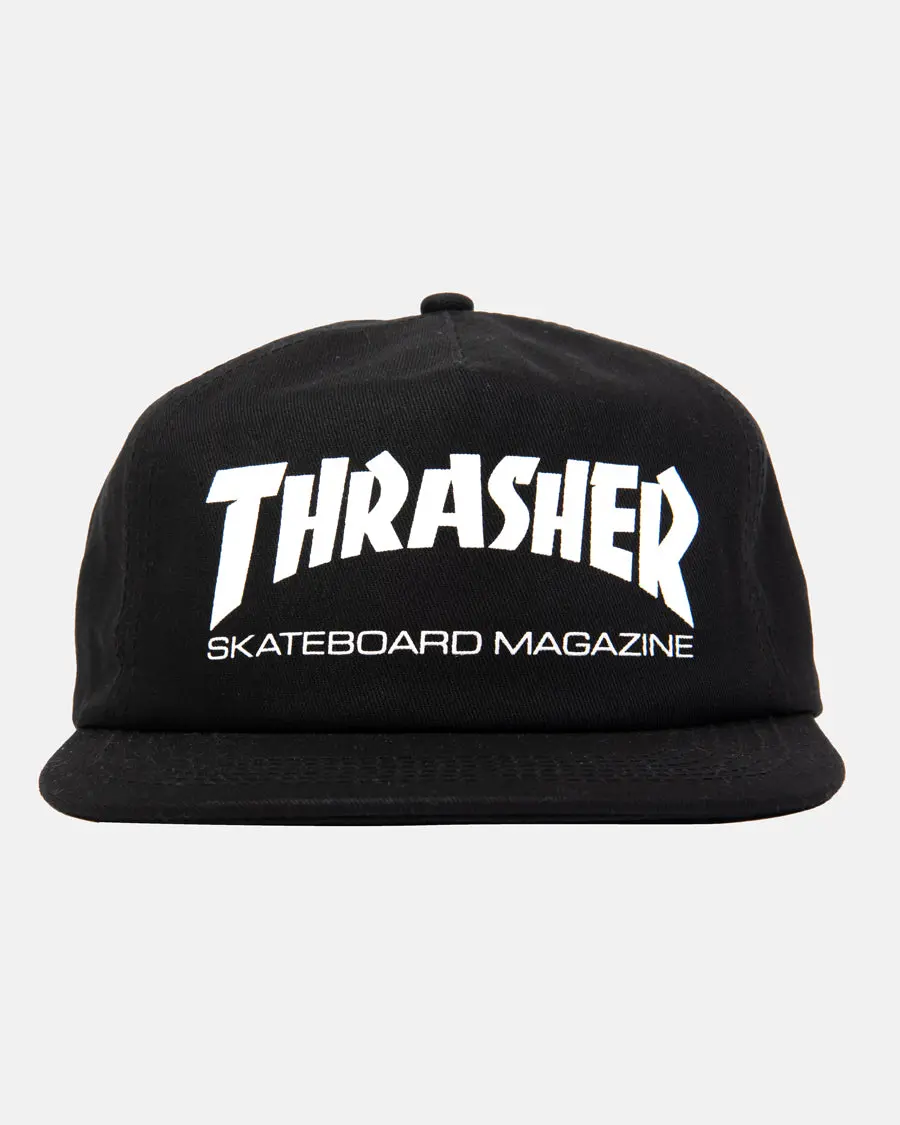 SKATE MAG - SNAPBACK - BLACK/WHITE