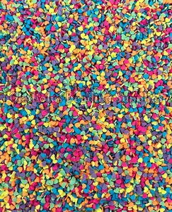 Heart Clay Slices, Non-Edible Spring Heart Sprinkle Mix, Polymer Clay, Fake Sprinkles, Nail Art Supplies, Shaker Mix