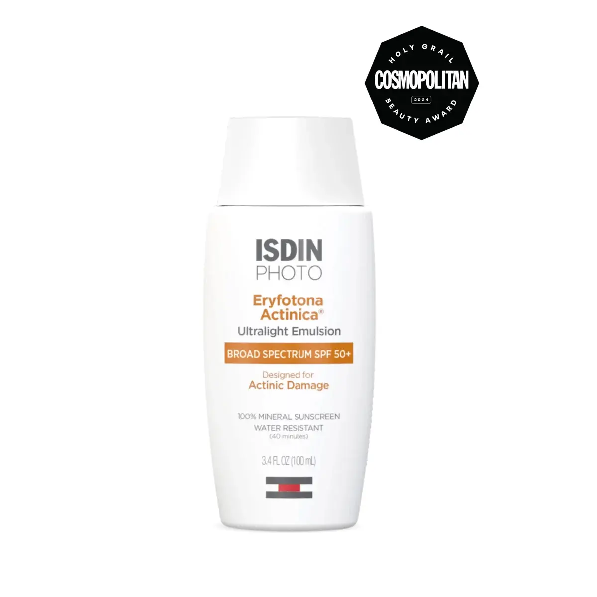 ISDIN Eryfotona Actinica Original Non-Tinted Facial Sunscreen Cream (150g) - Mineral SPF 50+ Daily Moisturizer, Hydrating, Ultra-Lightweight, UV Protection, Skin Repair, Radiant, All Skin Types, Makeup Compatible