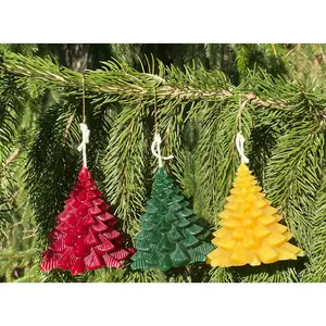 Everlasting Christmas Tree Candle, Festive Decor, Holiday Ornaments, Home Room Decor for Festive Decorations