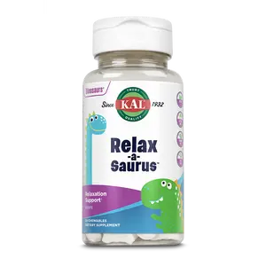 KAL Relax-a-Saurus Kids Chewables - 10g Tablet with Relaxation Support for Children - Springtok Healthcare Fitness Dietary Supplement