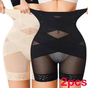 Women's High Waisted Shapewear, Basic Everyday Casual Fit Seamless Tummy Control Underwear, Butt Lifting Slimmer Body Shaper Shorts