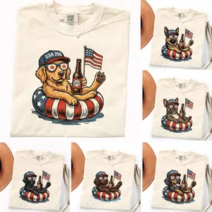 Comfort Colors Funny Dog 4th of July Shirt, Dachshund Patriotic Tee, 250 Years of Freedom Shirt, USA Dog Lover Gift, 4th of July Dog, Shirt, 4th Of July Gift, Dog Lover ShirtIndependence Day Tee - LORA ATCHER