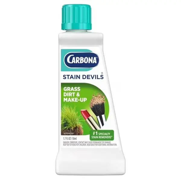 Carboma Stain Devils Specialty Stain Remover, 1.7 FL OZ (50ml) - Grass, Dirt, Makeup Cleaner for Clothes Cleaning