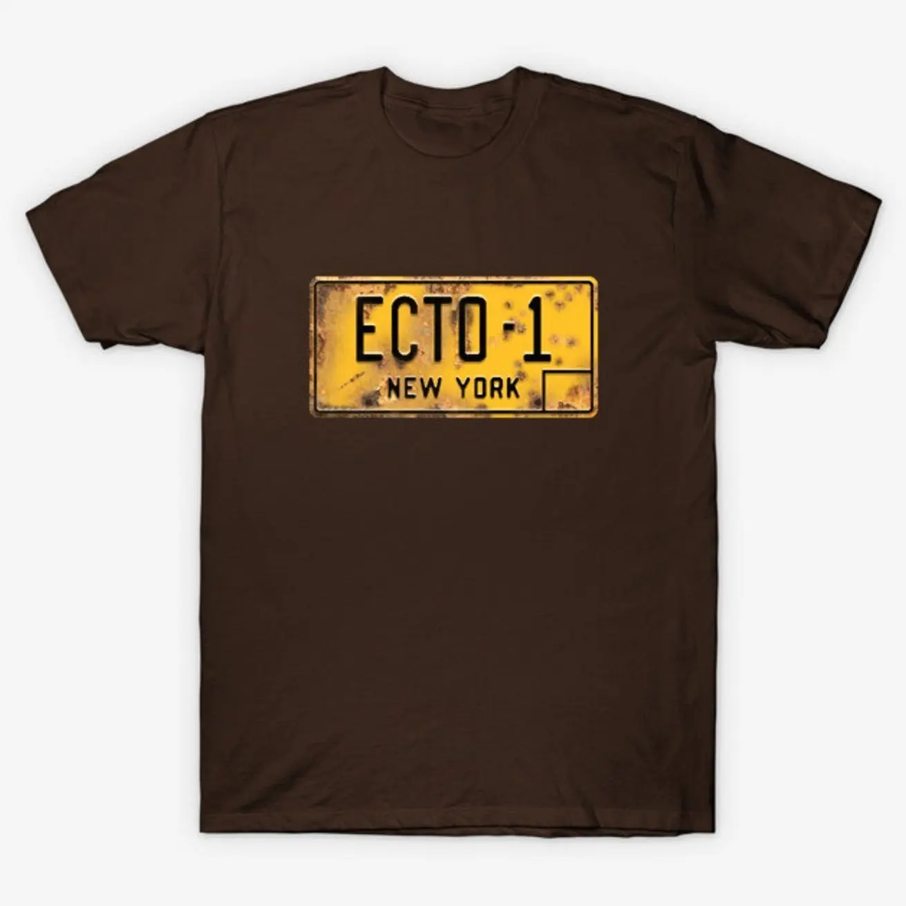 Ecto-1 Rusty Licence Plate (Ghostbusters) Vintage Tee, Gift for Fans & Friends