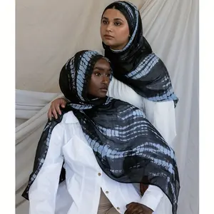 Print Women's Hijab - 100% Polyester, Long Rectangular Scarf with Stylish Pattern, Shawl Wrap Accessory for Casual to Formal Outfits, Hijab Scarf