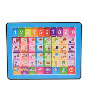 Children Educational Toy Touch Learning Machine iPad English Tablet Reading Early Education Computer Blue Pink