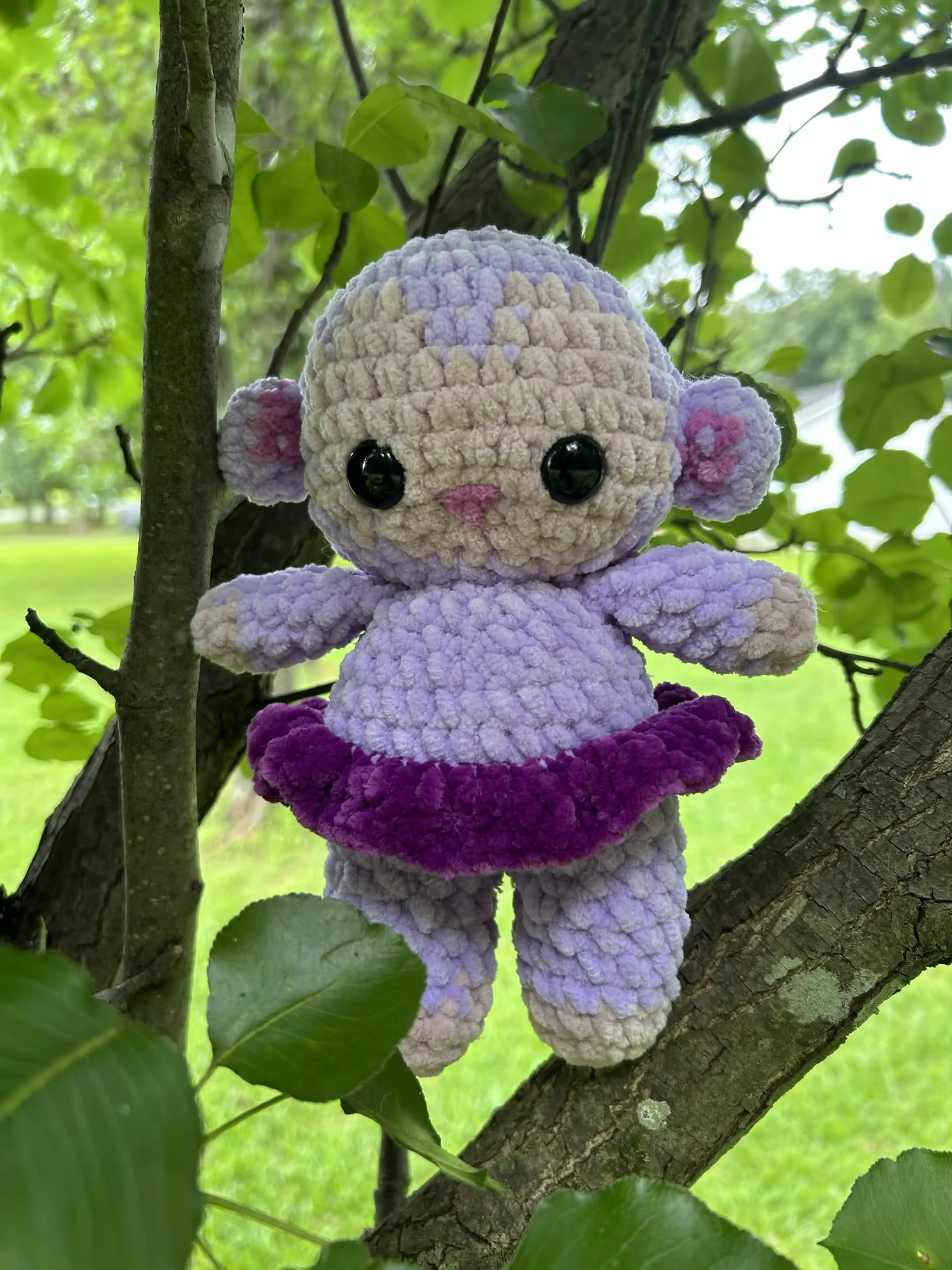 Handmade Crochet Monkey Plushie