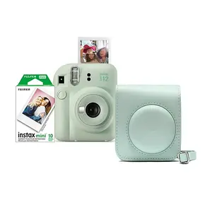 Fujifilm instax mini 12 Instant Camera with Carry Bag & 10 Film Sheets