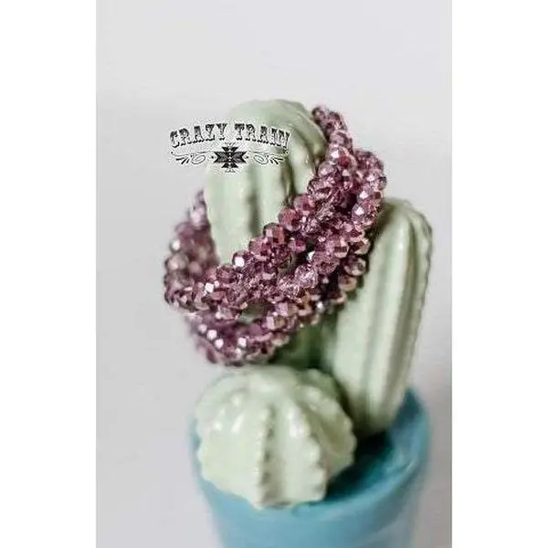 Crazy Train Shimmer Me Pink #38 Arm Candy Bracelet