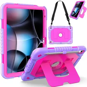 Fashion Apple Tablet Case with Pen Slot, Compatible with iPad 10th/11th, Samsung Tab A9 Plus/galaxy Tab A11plus, Stylish Protective Cover