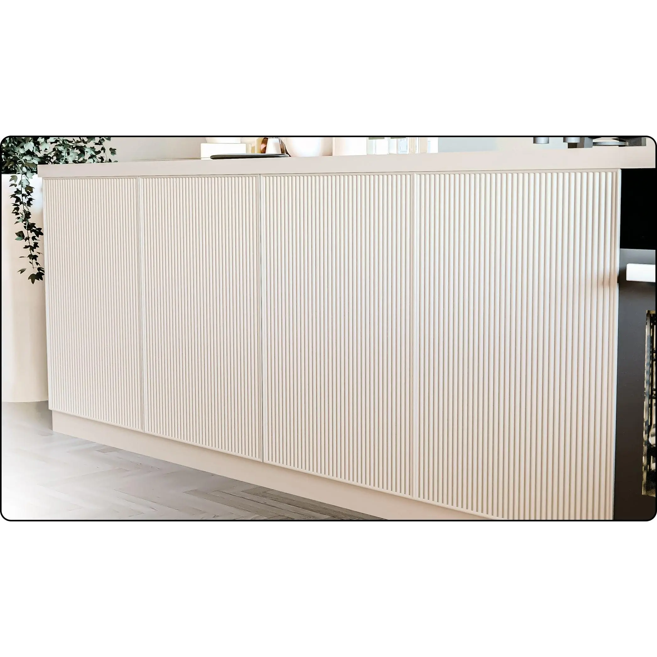 3D WHITE LINE MDF PANEL 03
