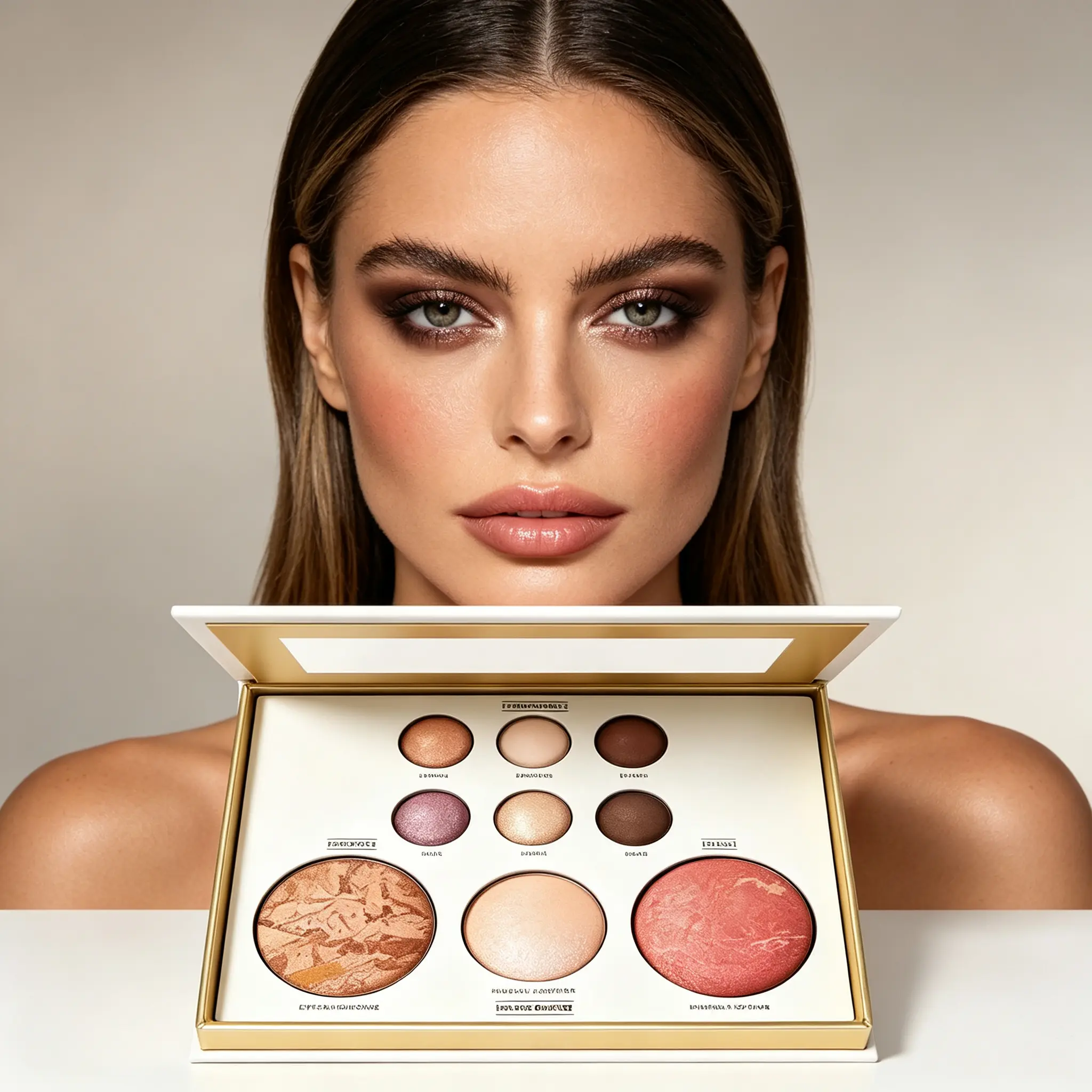 Laura Geller The Best of the Best Tuscan Dreams Luxury All-in-1 Multifunctional Makeup Palette - Eyeshadows, Bronzer, Blush, Highlighter, Brightener for Everyday & Evening Looks Cute Blendable Strawberry Makeup Palette Eye Baked