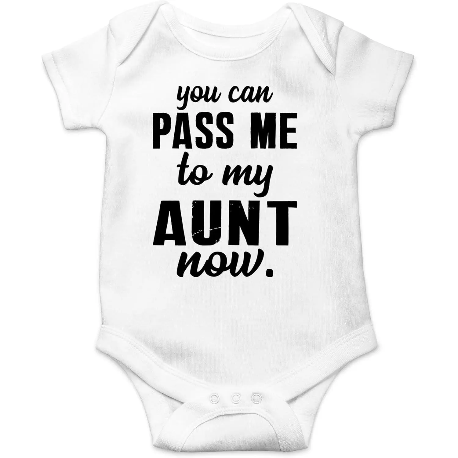Fashions You Can Pass Me To My Aunt Now Baby Bodysuit Adorable Newborn Girl Boy Clothes Newborn Romper