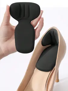 1 Pair/2 Pairs Heel Grips Liner Cushions Inserts For Loose Shoes, Heel Pads Snugs For Shoe Too Big Men Women, Filler Improved Shoe Fit And Comfort, Prevent Heel Slip And Blister Plain Basics Cute Plain / Plain Toe