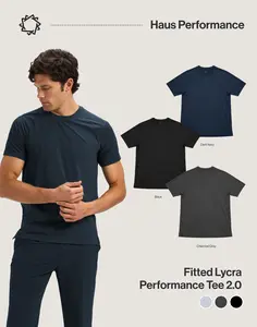 Haus | Fitted Lycra Performance Tee 2.0